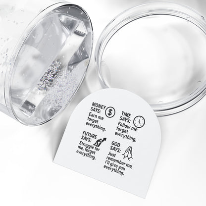 Christian Snow Globe, Religious Home Decor, Inspirational Gift, Christmas Decoration, Remember Him