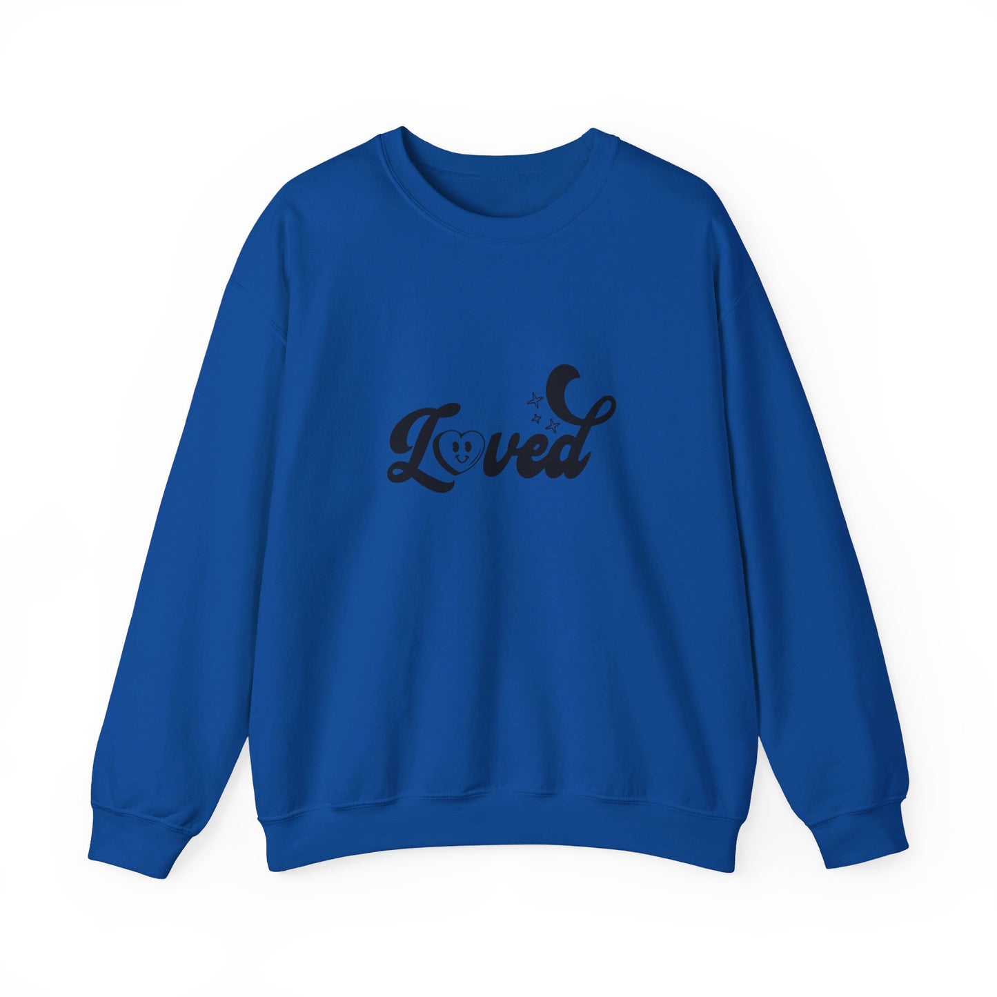 Romans 5:8 You Are Loved More Than You Will Ever Know Unisex Heavy Blend™ Crewneck Christian Sweatshirt