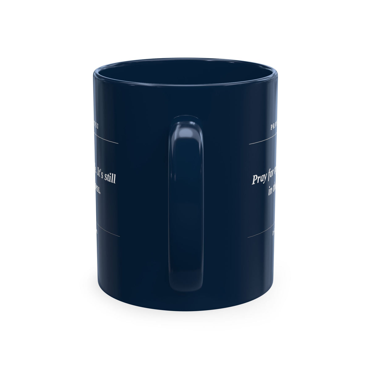 Prayer Request Ceramic Mug — 'Pray for My Attitude' Inspirational Coffee Cup