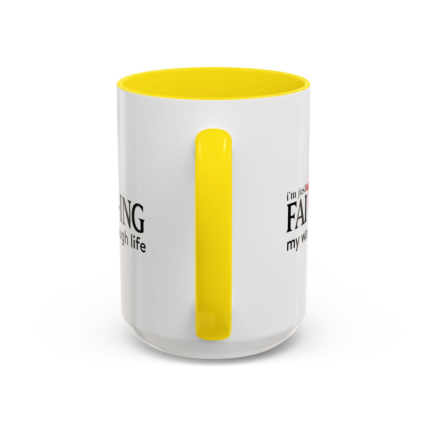 Faith-Inspired Coffee Accent Mug - Motivational Drinkware for Daily Inspiration
