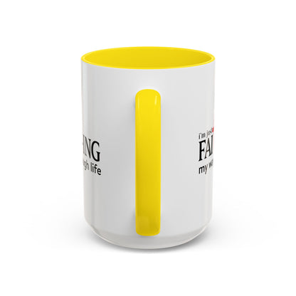 Faith-Inspired Coffee Accent Mug - Motivational Drinkware for Daily Inspiration