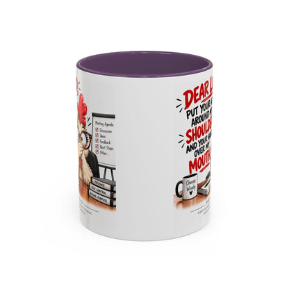Christian Coffee Mug — "Dear Lord, Put Your Arm Around My Shoulder" Inspirational Ceramic Mug
