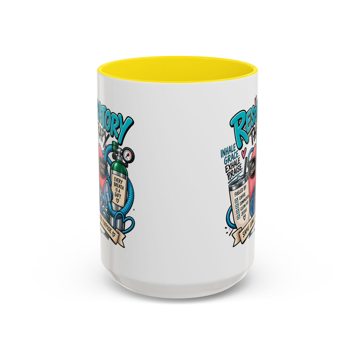 Respiratory Therapy Coffee Mug – Funny Respiratory Therapist Gift (11/15oz)