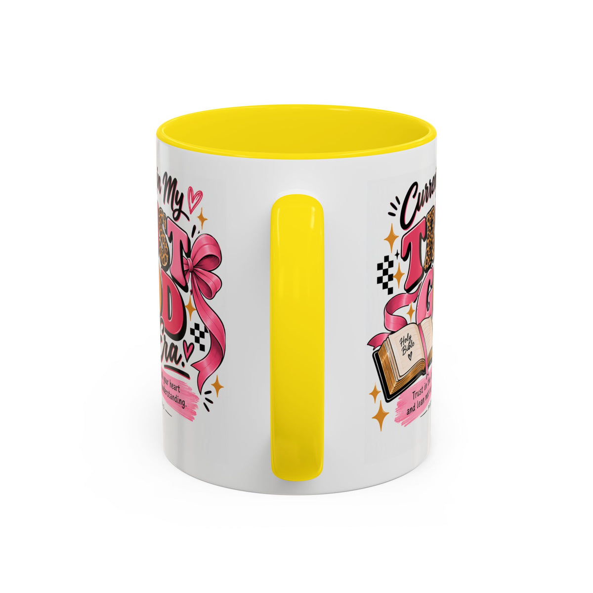 Currently in My Trust God Era Coffee Mug