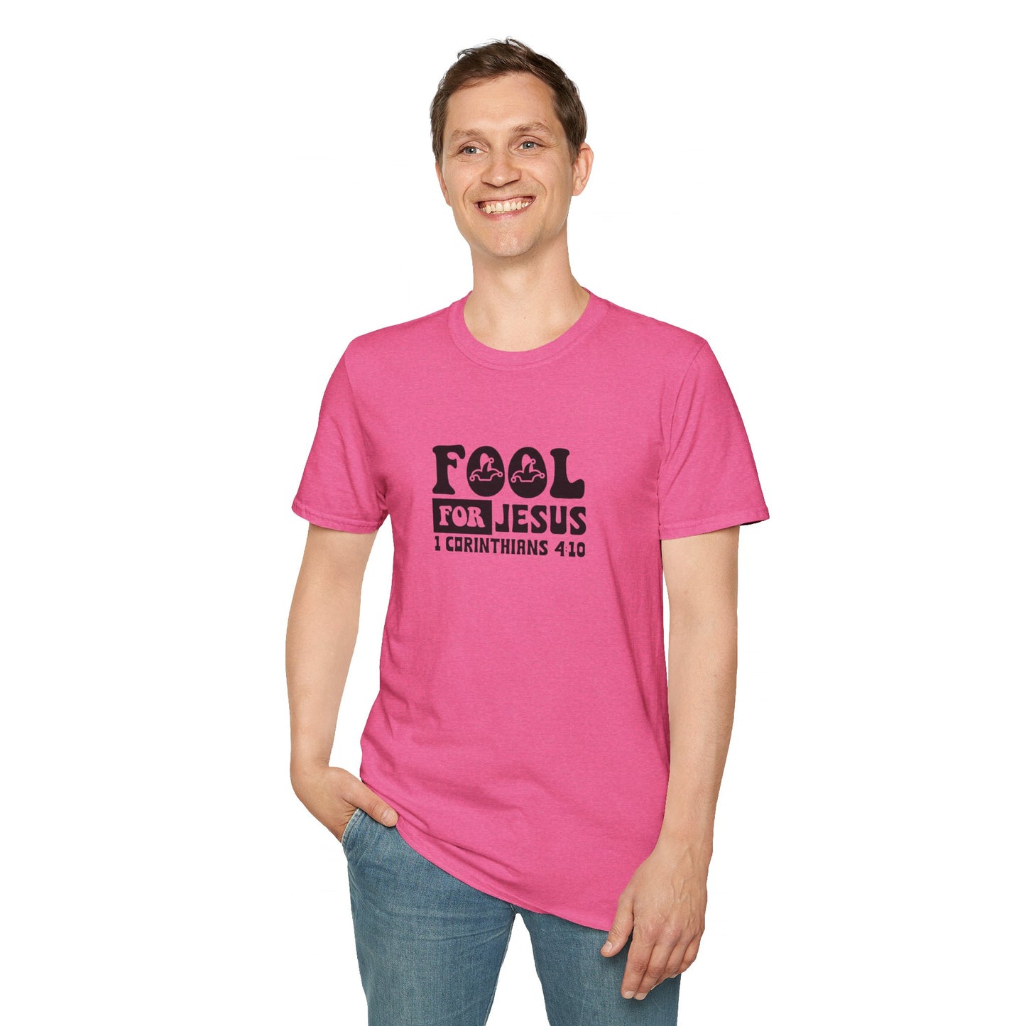 Fool For Jesus Funny Unisex Christian T-shirt