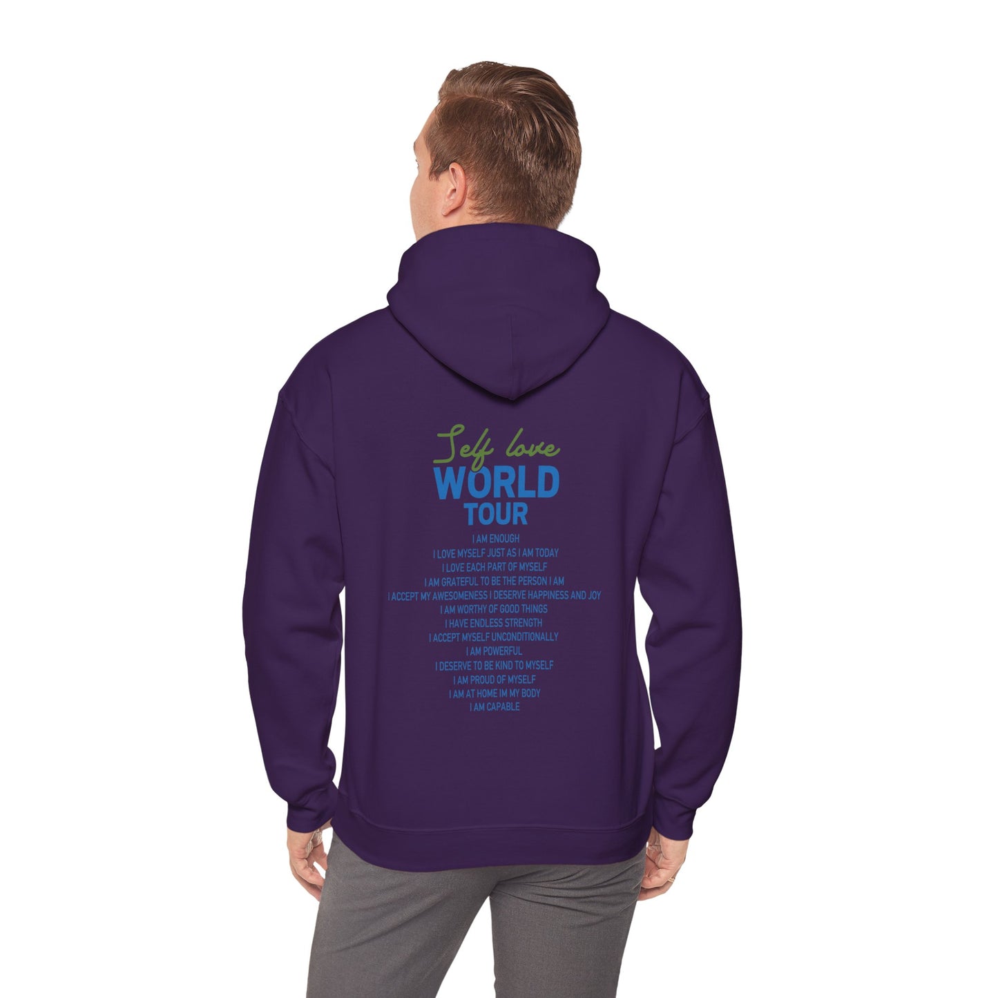 Self Love World Tour Unisex Christian Pullover Hooded Sweatshirt