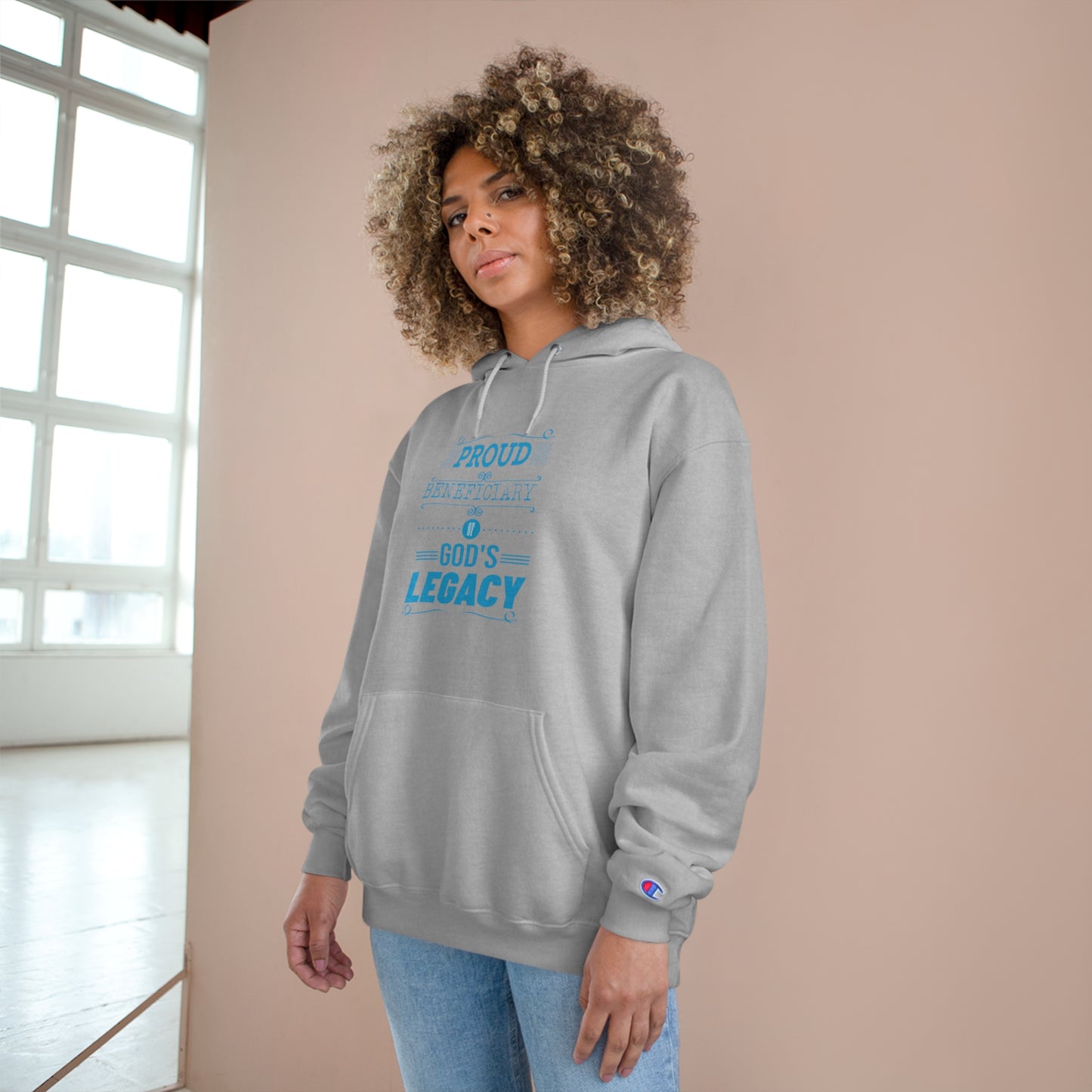 Proud Beneficiary Of God's Legacy Unisex Champion Hoodie