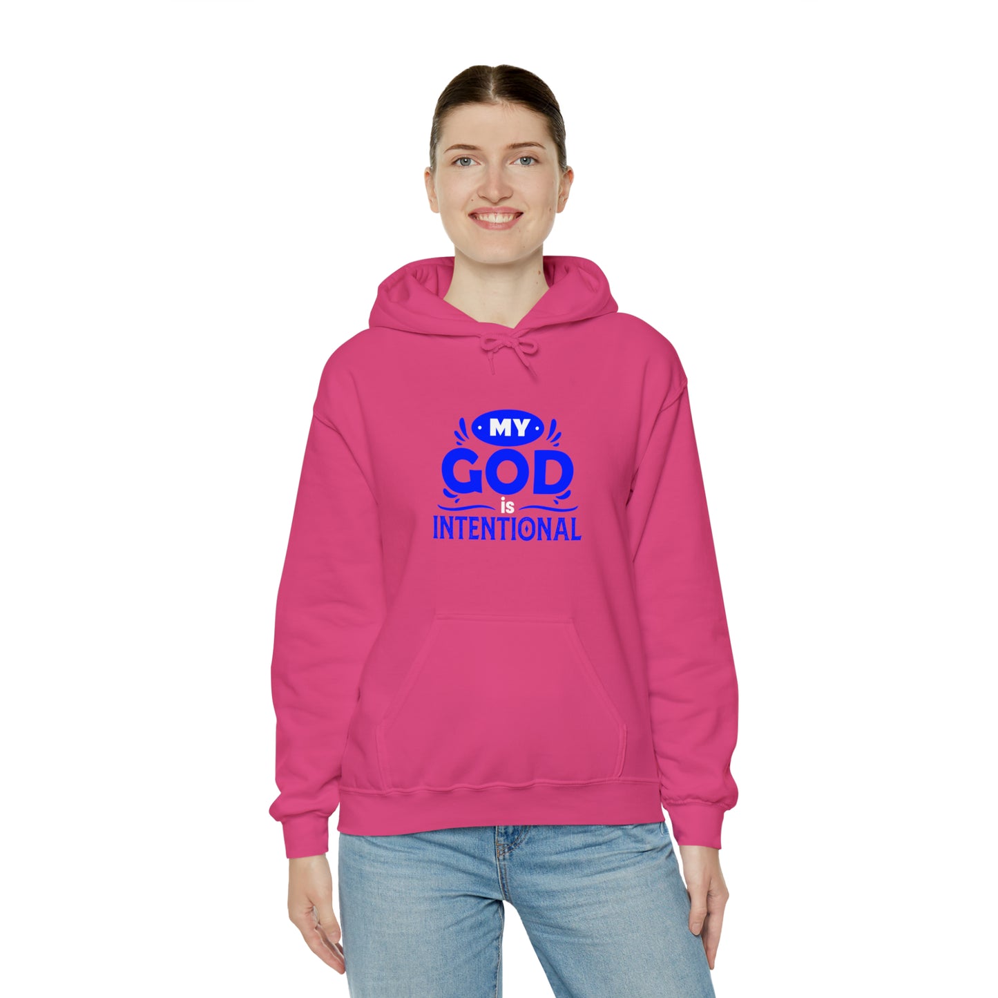 My God Is Intentional  Unisex Hooded Sweatshirt