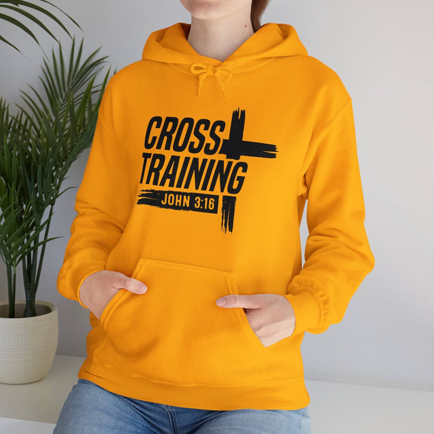 Cross Training Unisex Christian Hooded Pullover Sweatshirt