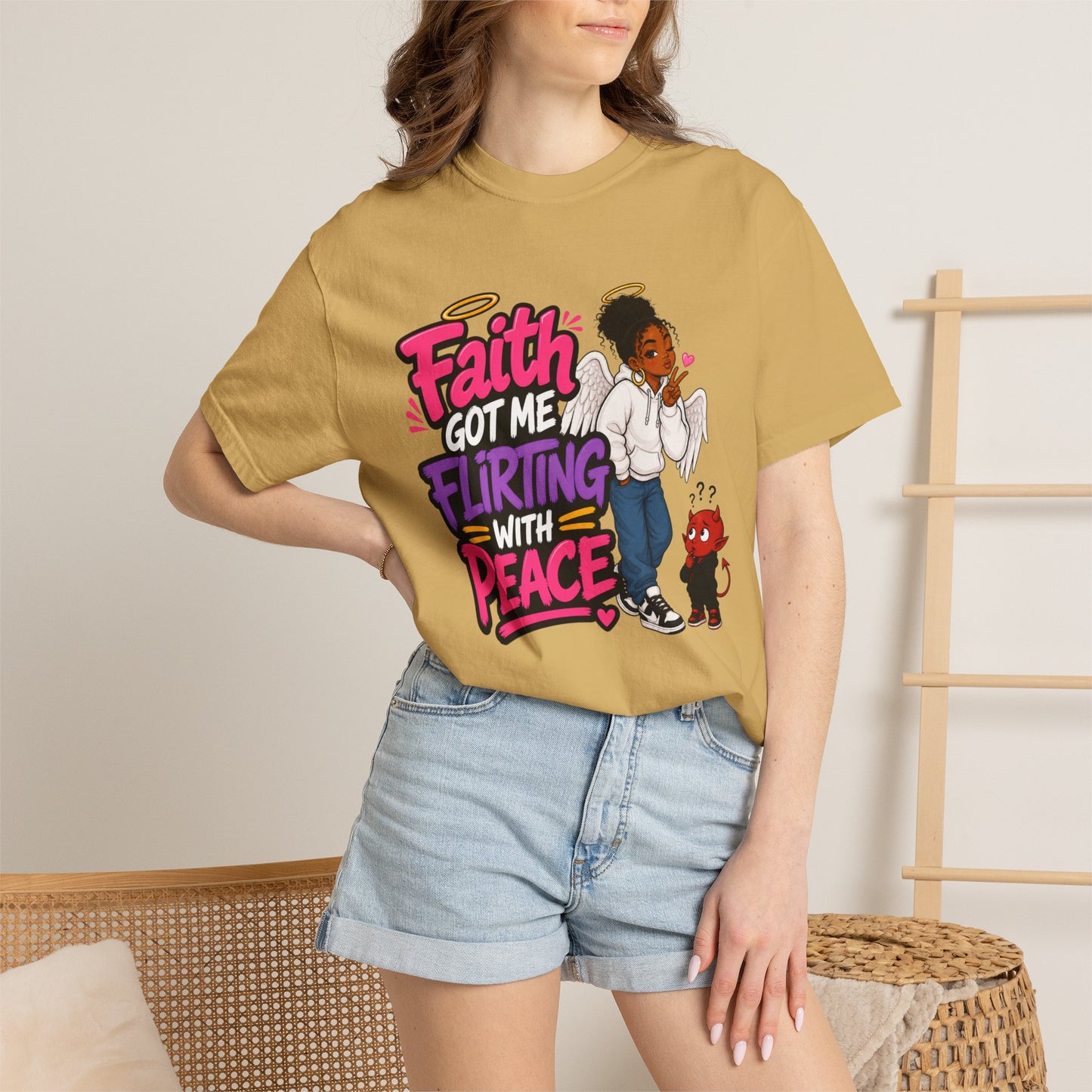 Faith Got Me Flirting With Peace T-Shirt