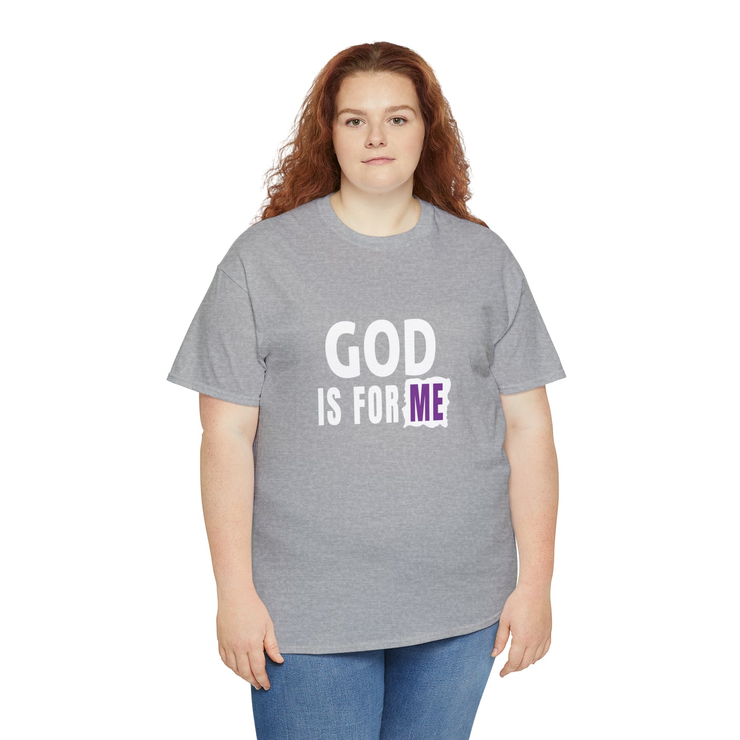 God Is For Me Unisex Heavy Cotton Tee Printify