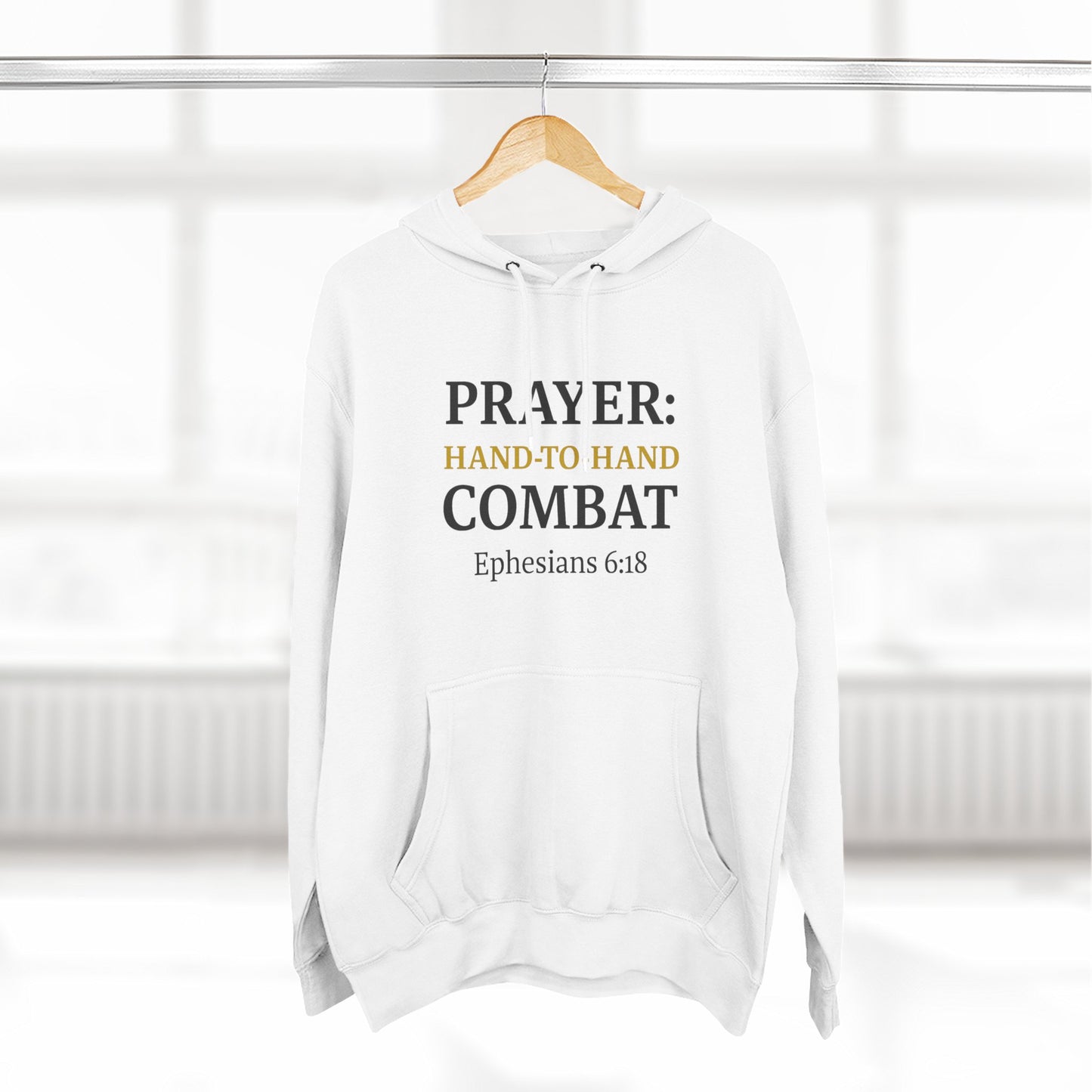 Inspirational Prayer Hoodie, Fleece Hoodie for Faith, Christian Gift, Casual Wear, Comfortable Style, Spiritual Quote Clothing - ClaimedbyGodDesigns
