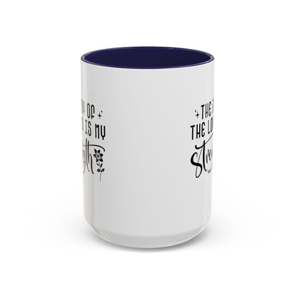 Inspirational Accent Coffee Mug - The Joy of the Lord is My Strength - Perfect for Faith Lovers