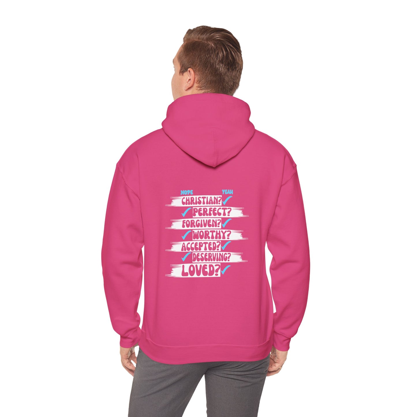 Child Of God Checklist Unisex Christian Hooded Pullover Sweatshirt