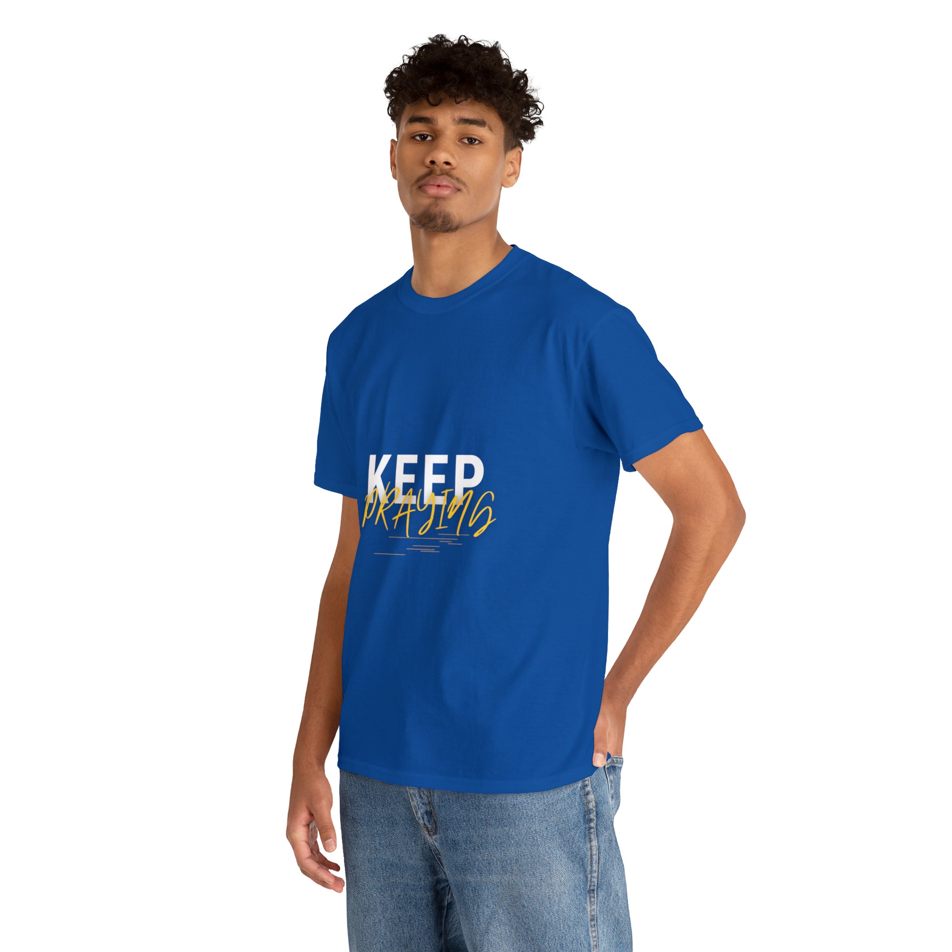 Keep Praying Unisex Heavy Cotton Tee Printify