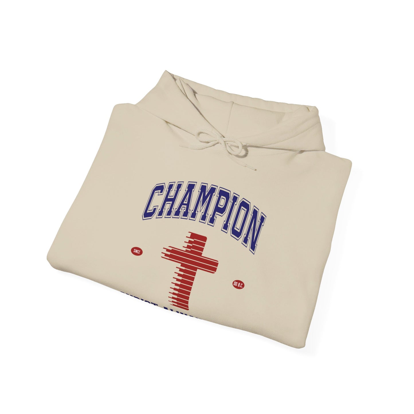 Champion Christ Always Wins Unisex Christian Pullover Hooded Sweatshirt