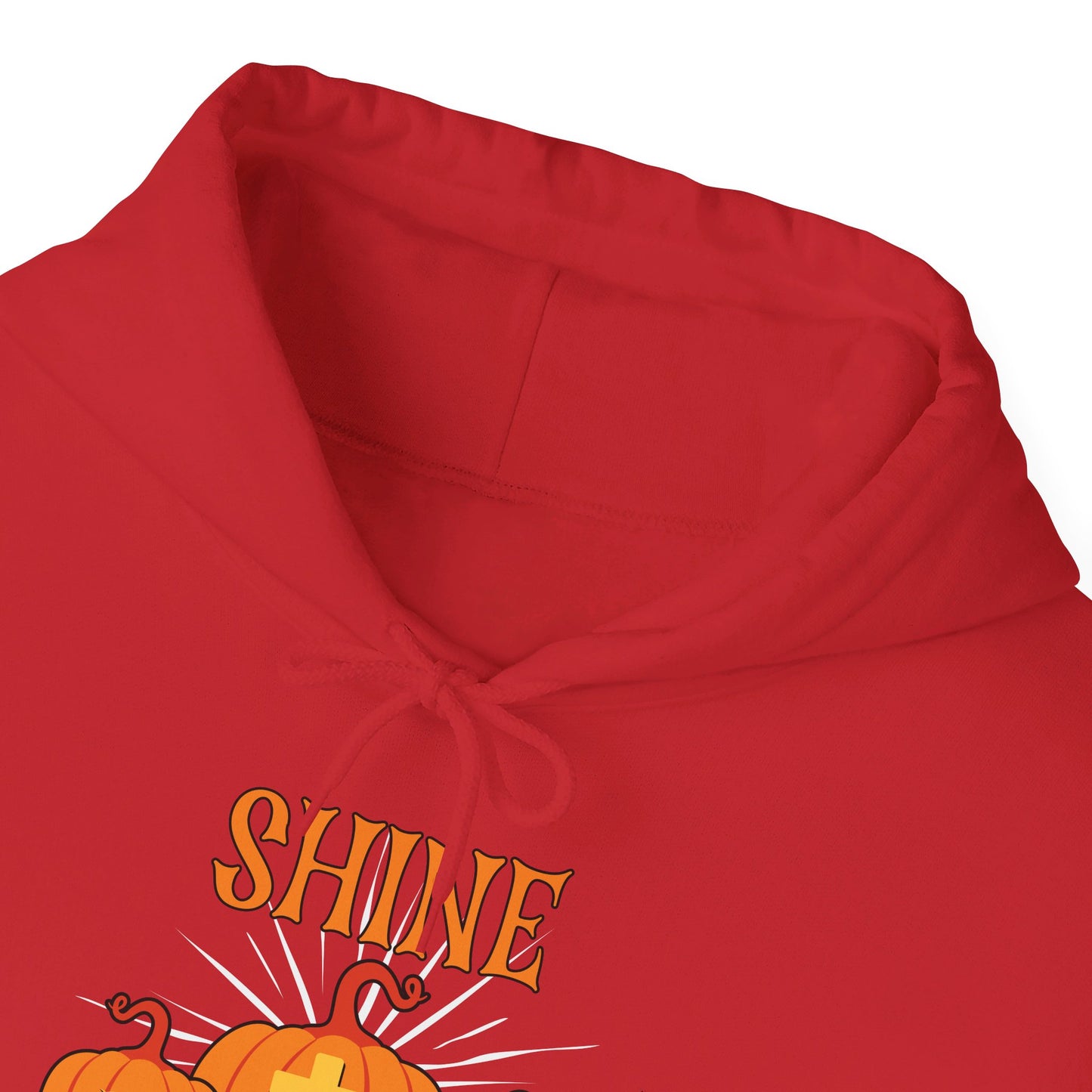 Shine With The Light Of Jesus Halloween Unisex Christian Pullover Hooded Sweatshirt