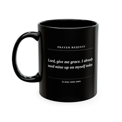 Prayer Request Mug — Inspirational Christian Coffee Cup with Daily Prayers