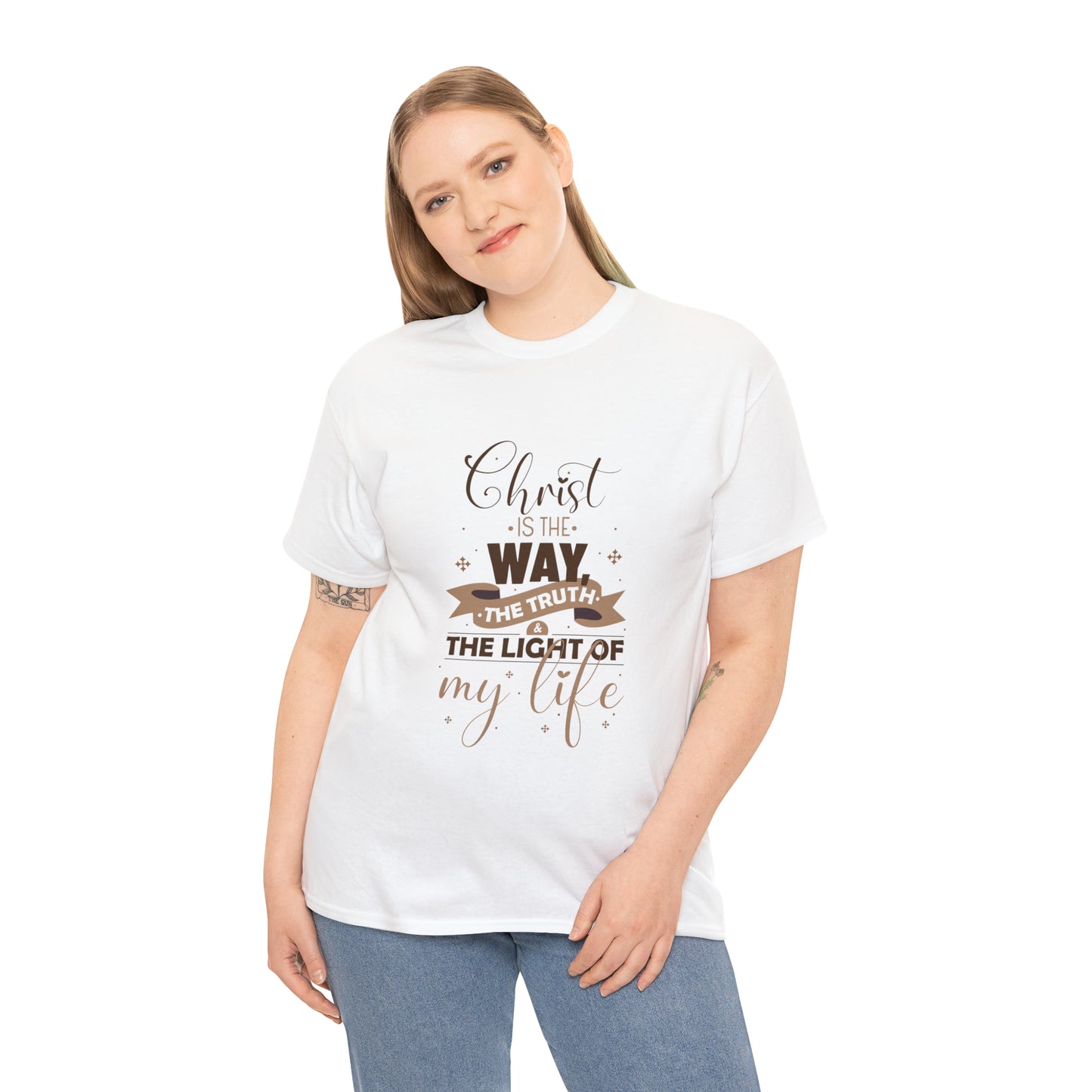 Christ Is The Way, The Truth, & The Light Of My Life  Unisex Heavy Cotton Tee