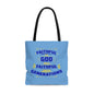 Faithful To Him Who Is Faithful Through Generations Christian Tote Bag
