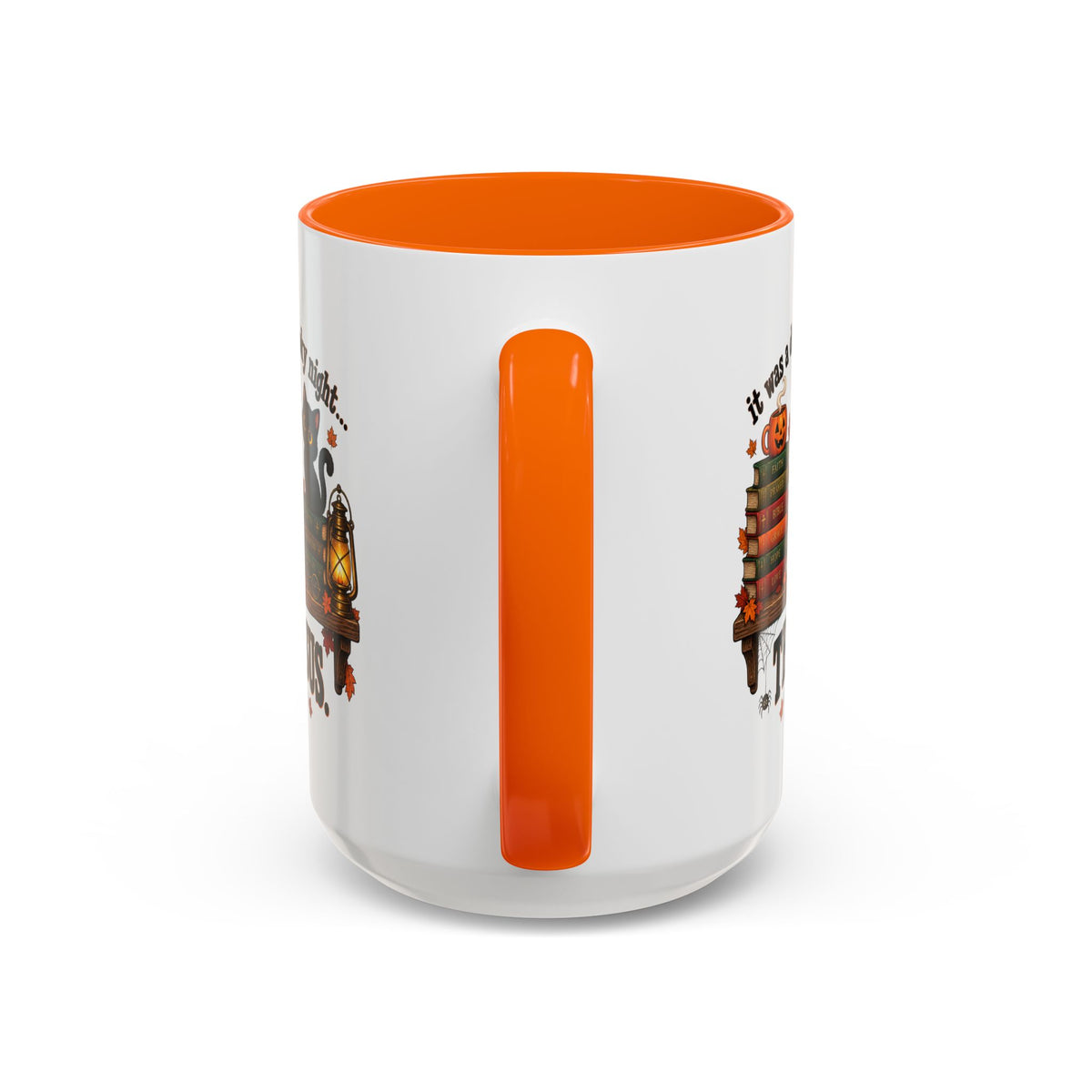 Halloween Christian Coffee Mug — “It Was a Dark and Spooky Night… Then Jesus” Accent Mug