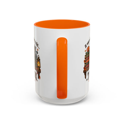 Halloween Christian Coffee Mug — “It Was a Dark and Spooky Night… Then Jesus” Accent Mug
