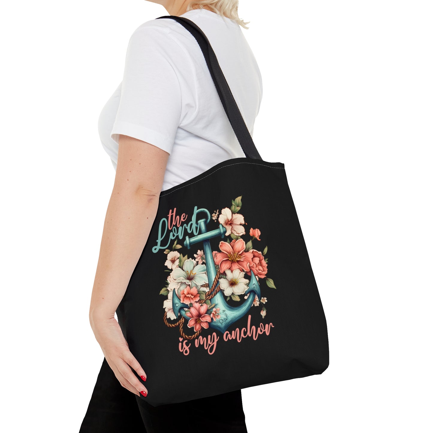 The Lord Is My Anchor Christian Tote Bag