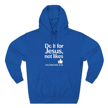 Christian Unisex Fleece Hooded Sweatshirt, Inspirational Hoodie, Do It for Him Pullover, Religious Gift, Cozy Faith Apparel - ClaimedbyGodDesigns