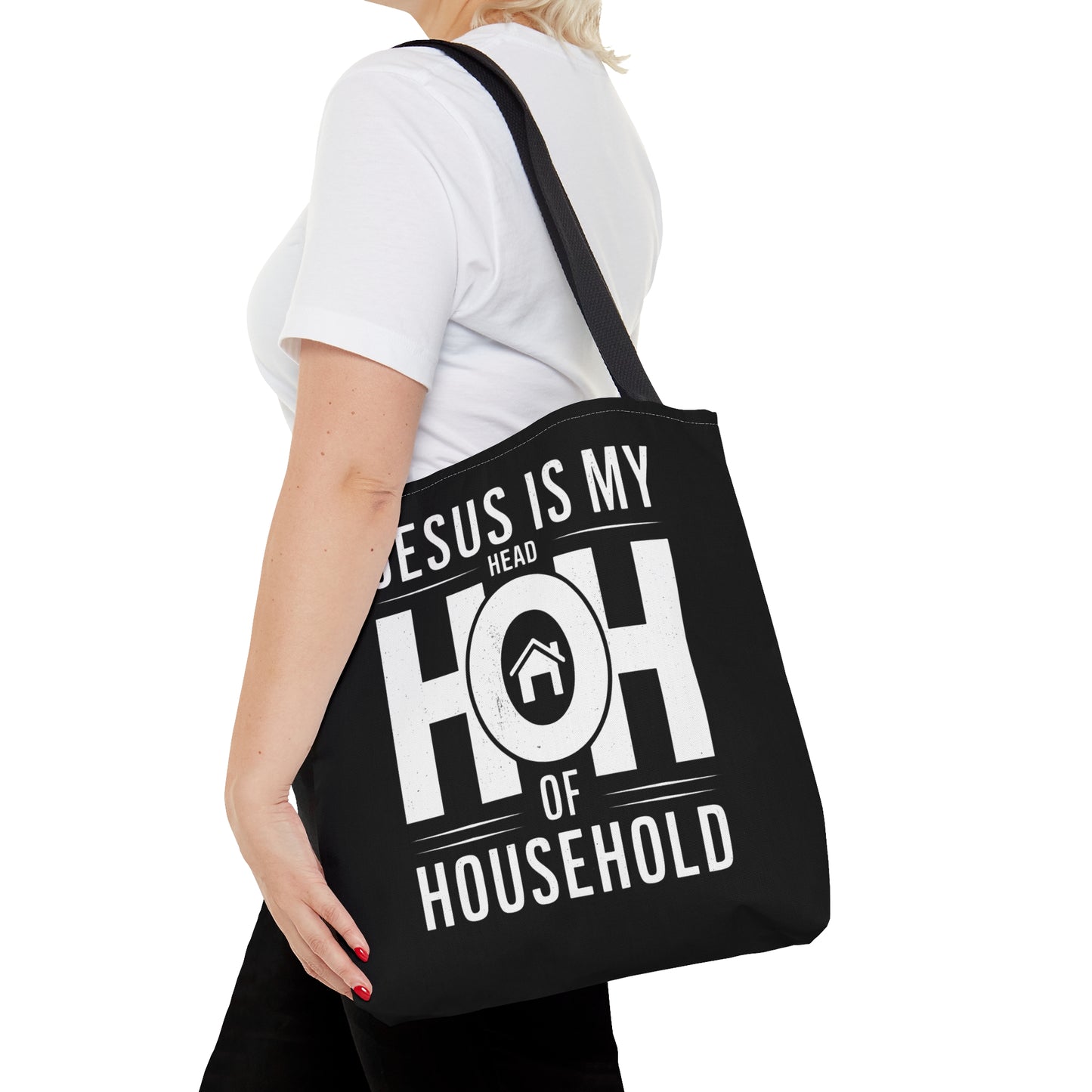 Jesus Is My Head Of Household HOH Christian Tote Bag