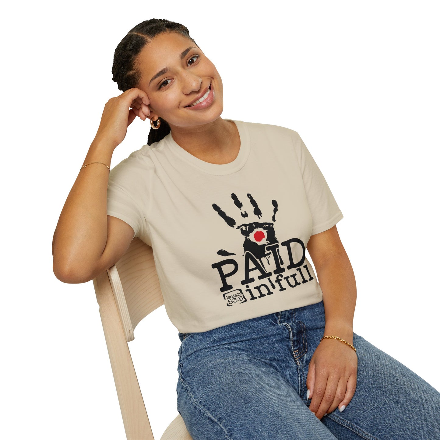 Paid In Full Jesus Paid It All Christian Unisex T-shirt