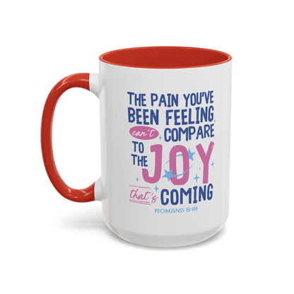 Inspirational Coffee Mug - Joyful Encouragement with Romans 8:18