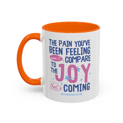 Inspirational Coffee Mug - Joyful Encouragement with Romans 8:18