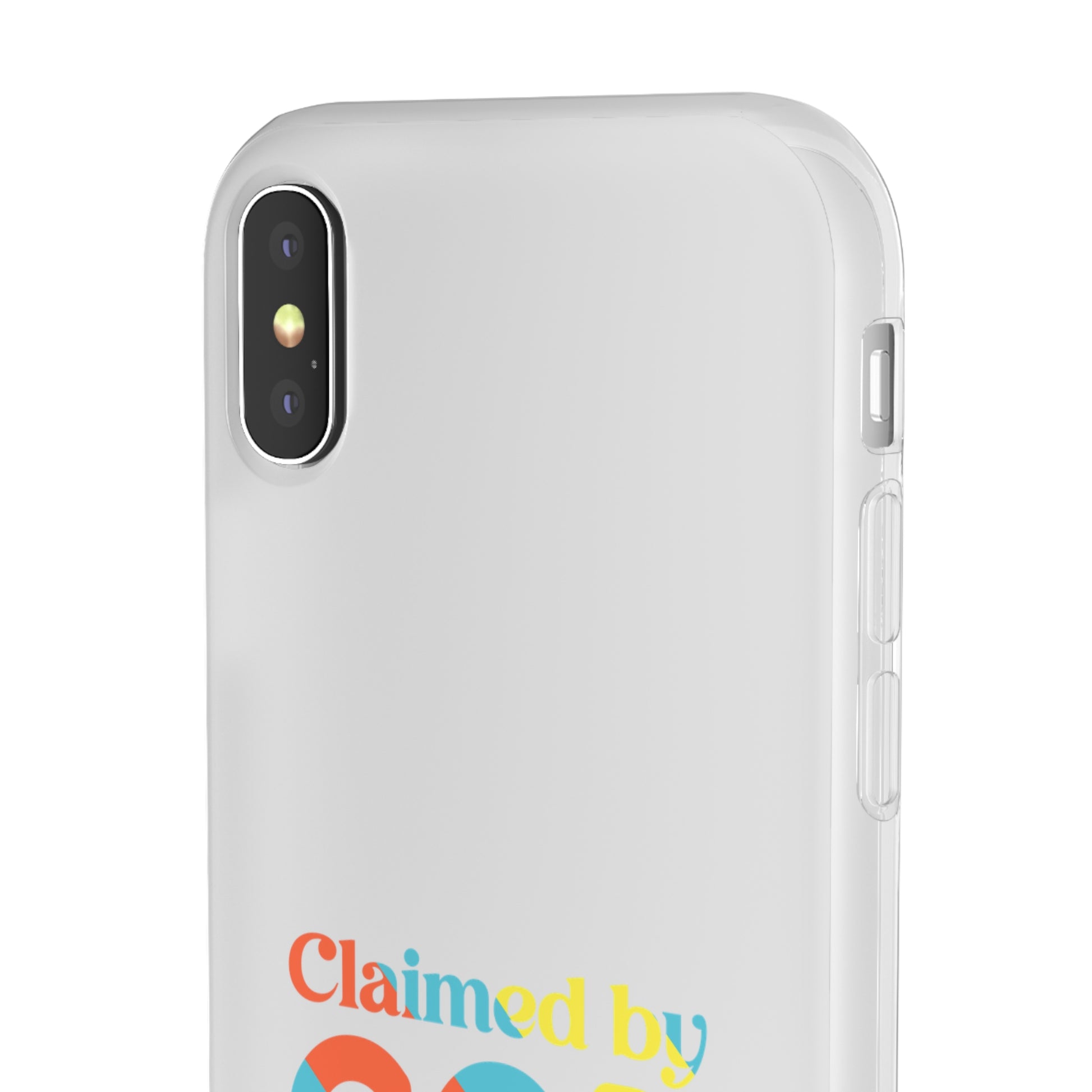 Claimed By God Purpose Over Pain Christian Flexi Phone Case Printify