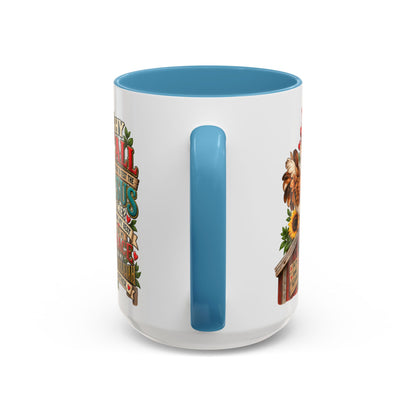 Christian Farmhouse Coffee Mug — "Why Y'all Keep Trying to Put Jesus in Me?" Accent Mug