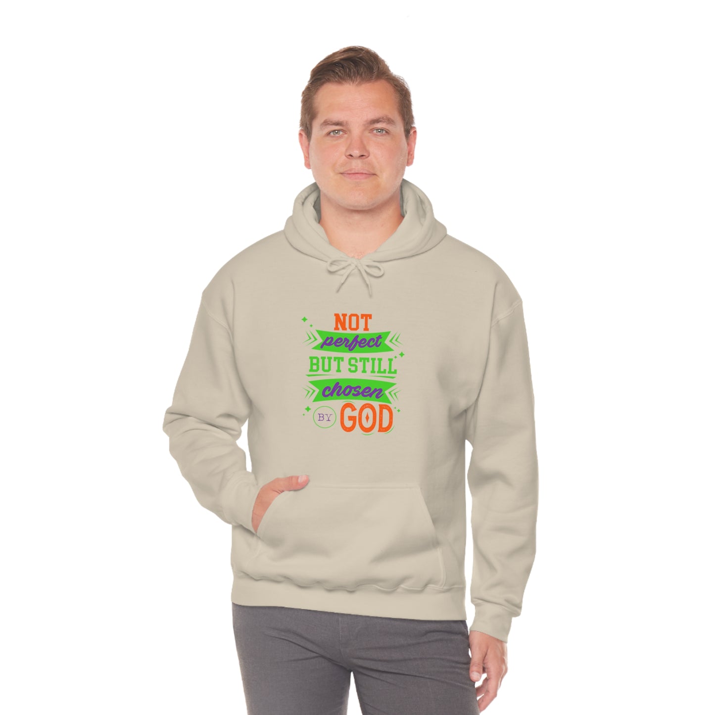 Not Perfect But Still Chosen By God Unisex Hooded Sweatshirt