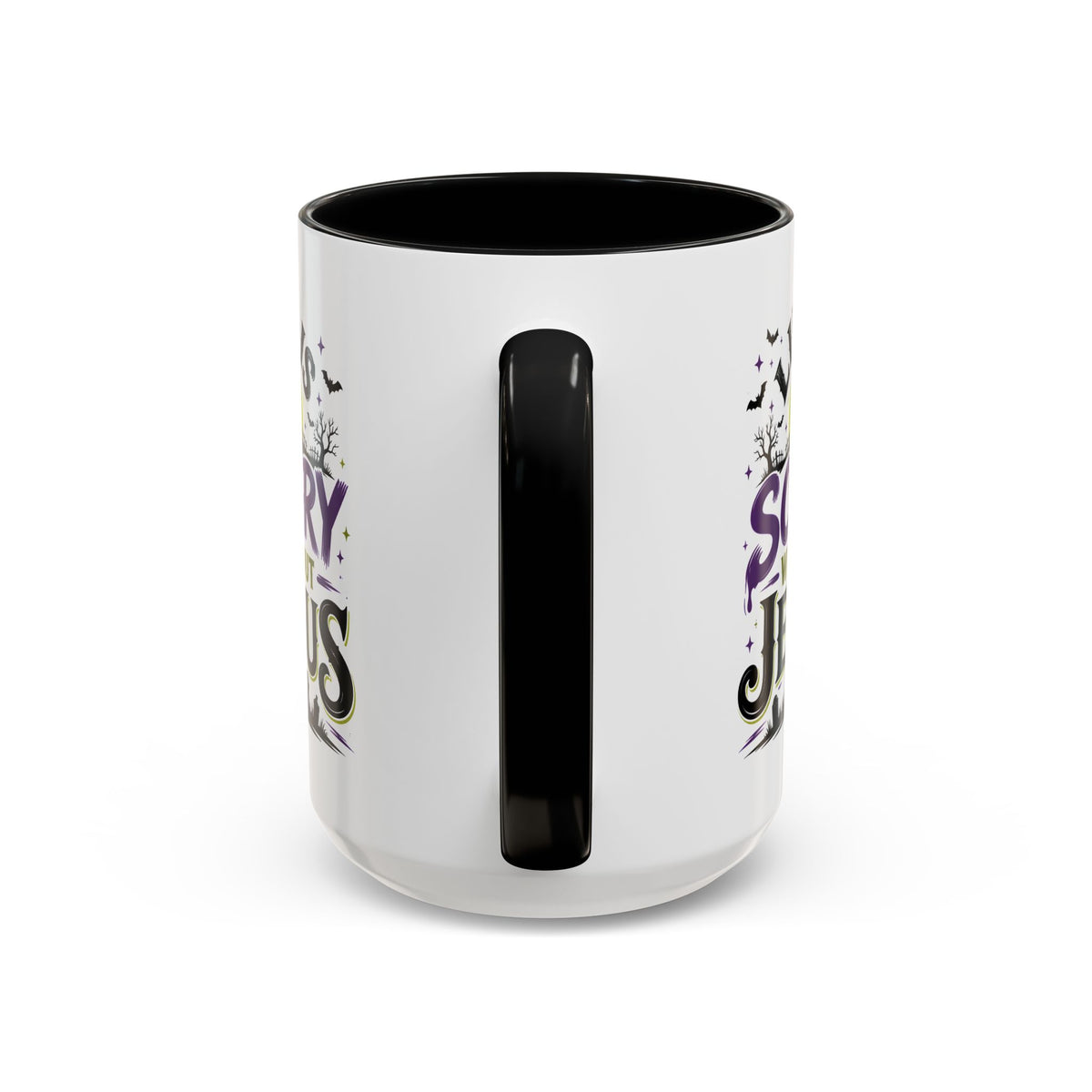 Coffee Mug — “Life Is Scary Without Jesus” Halloween Christian Accent Mug (11/15oz)