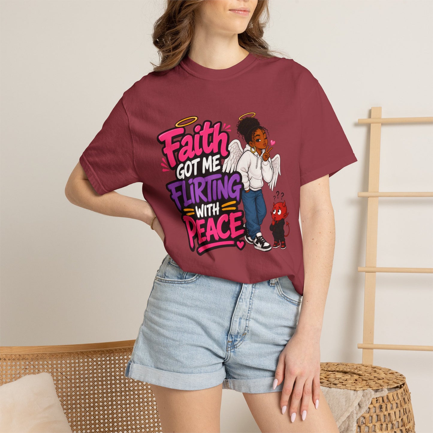 Faith Got Me Flirting With Peace T-Shirt