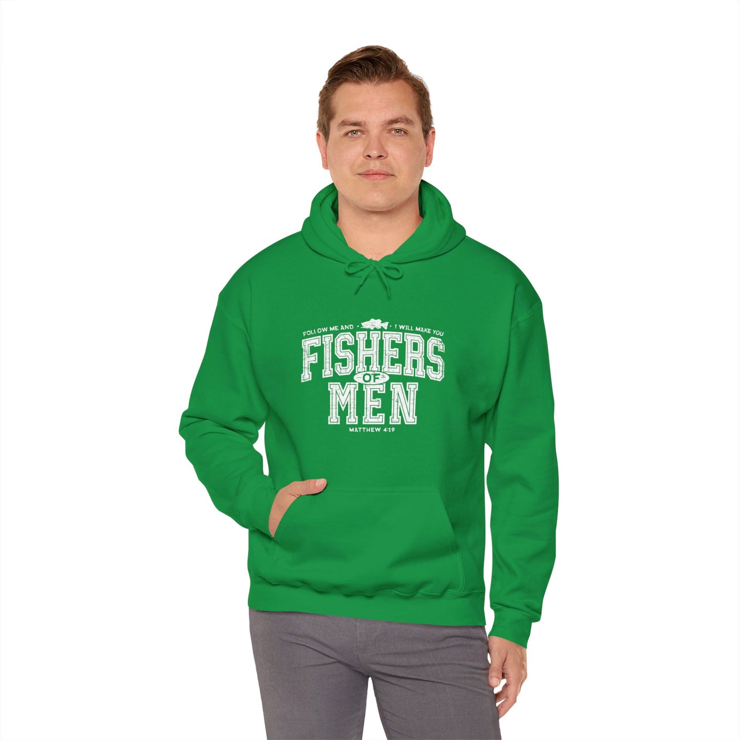 Fishers Of Men Unisex Christian Pullover Hooded Sweatshirt