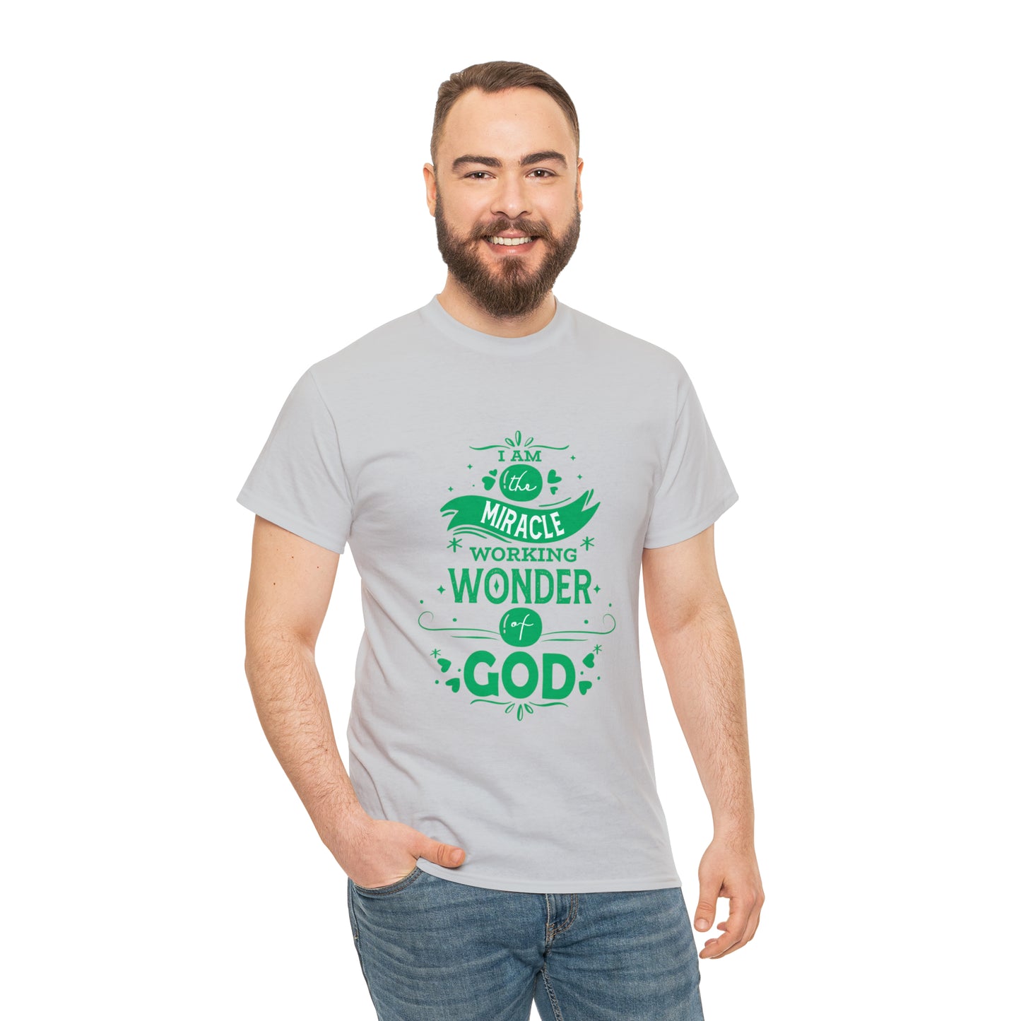 I Am The Miracle Working Wonder Of God Unisex Heavy Cotton Tee