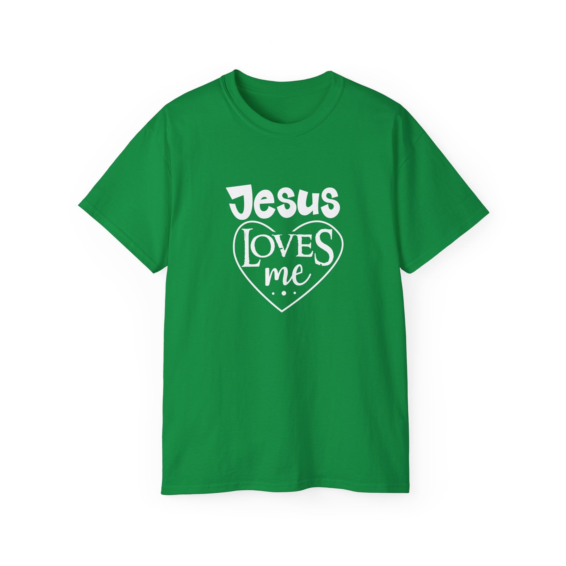 Jesus Loves Me Unisex Christian Ultra Cotton Tee Printify