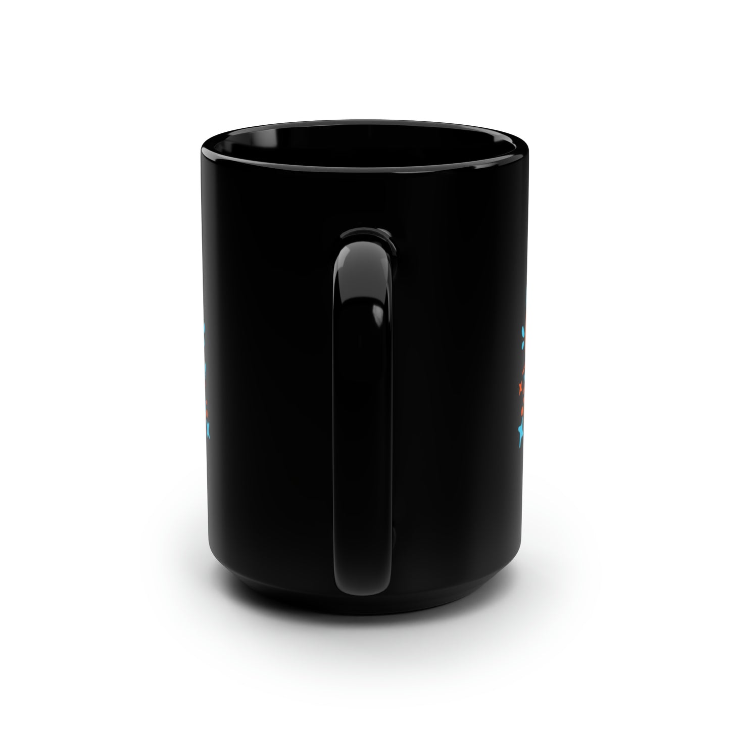 Proud Child Of A God Who Would Leave The 99 Looking For Me Black Ceramic Mug, 15oz (double sided printing) Printify