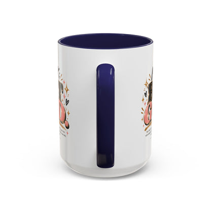 Accent Coffee Mug - “IYKYK But God” Inspirational Christian Coffee Mug (11/15oz)