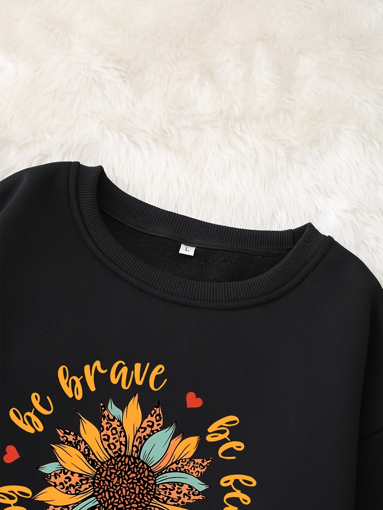 Be Brave Be Fearless Be Strong Women's Christian Pullover Sweatshirt claimedbygoddesigns