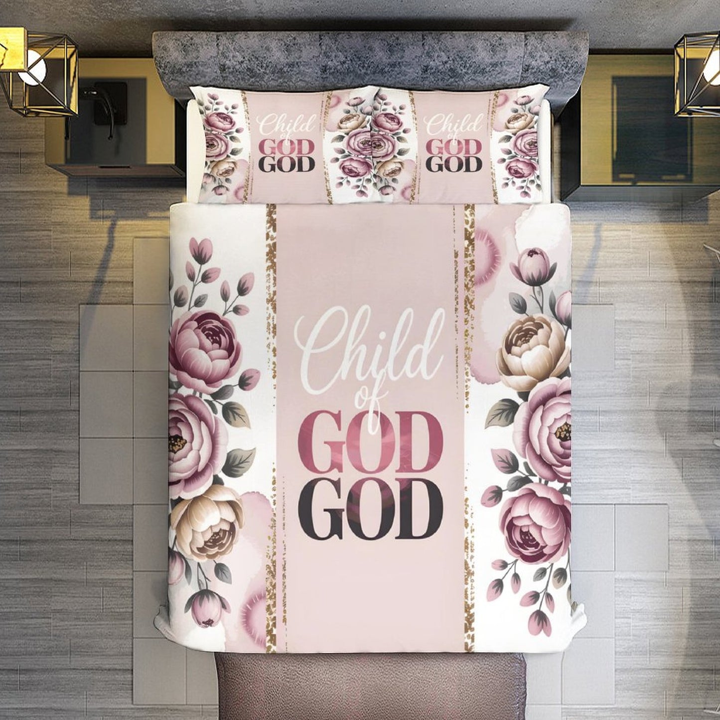 Child Of God 3-Piece Christian Bedding Set