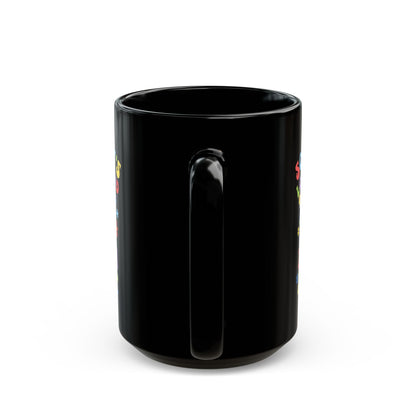 Proud Autism Mama Mug - 11oz & 15oz Black Coffee Cup with Colorful Design