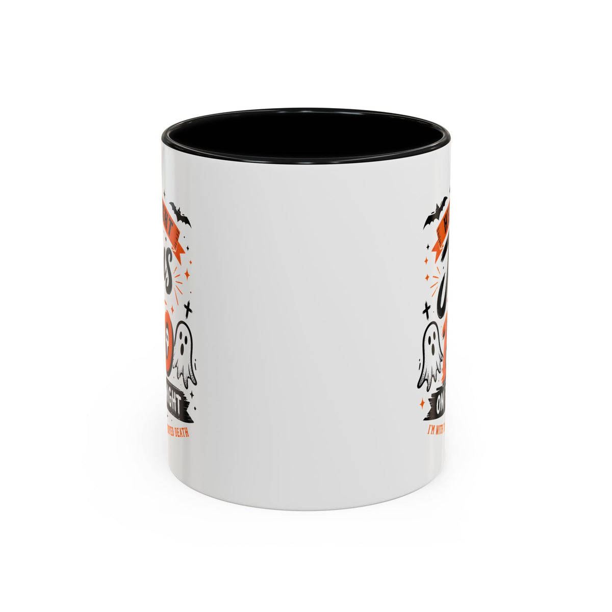 Christian Coffee Mug — "He's My Light, Jesus Is My Boo" Halloween Accent Mug