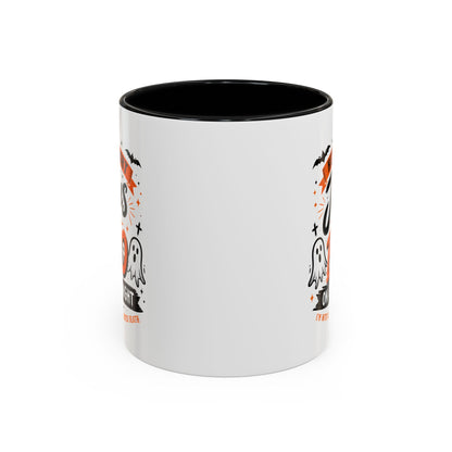 Christian Coffee Mug — "He's My Light, Jesus Is My Boo" Halloween Accent Mug