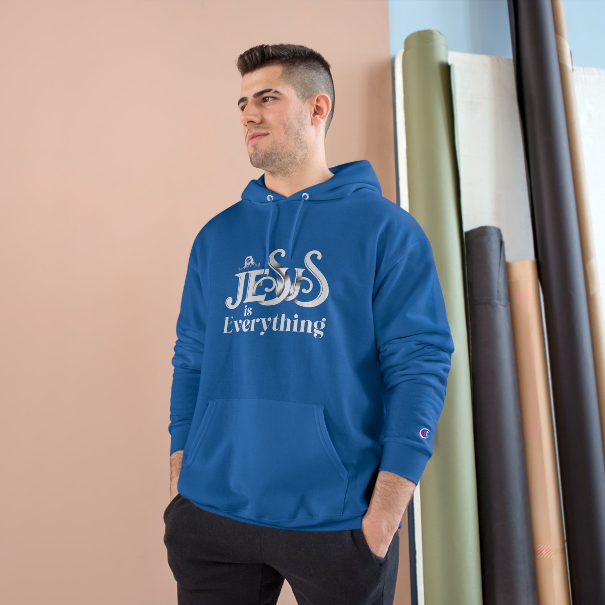 Jesus Is Everything Unisex Champion Hoodie Printify