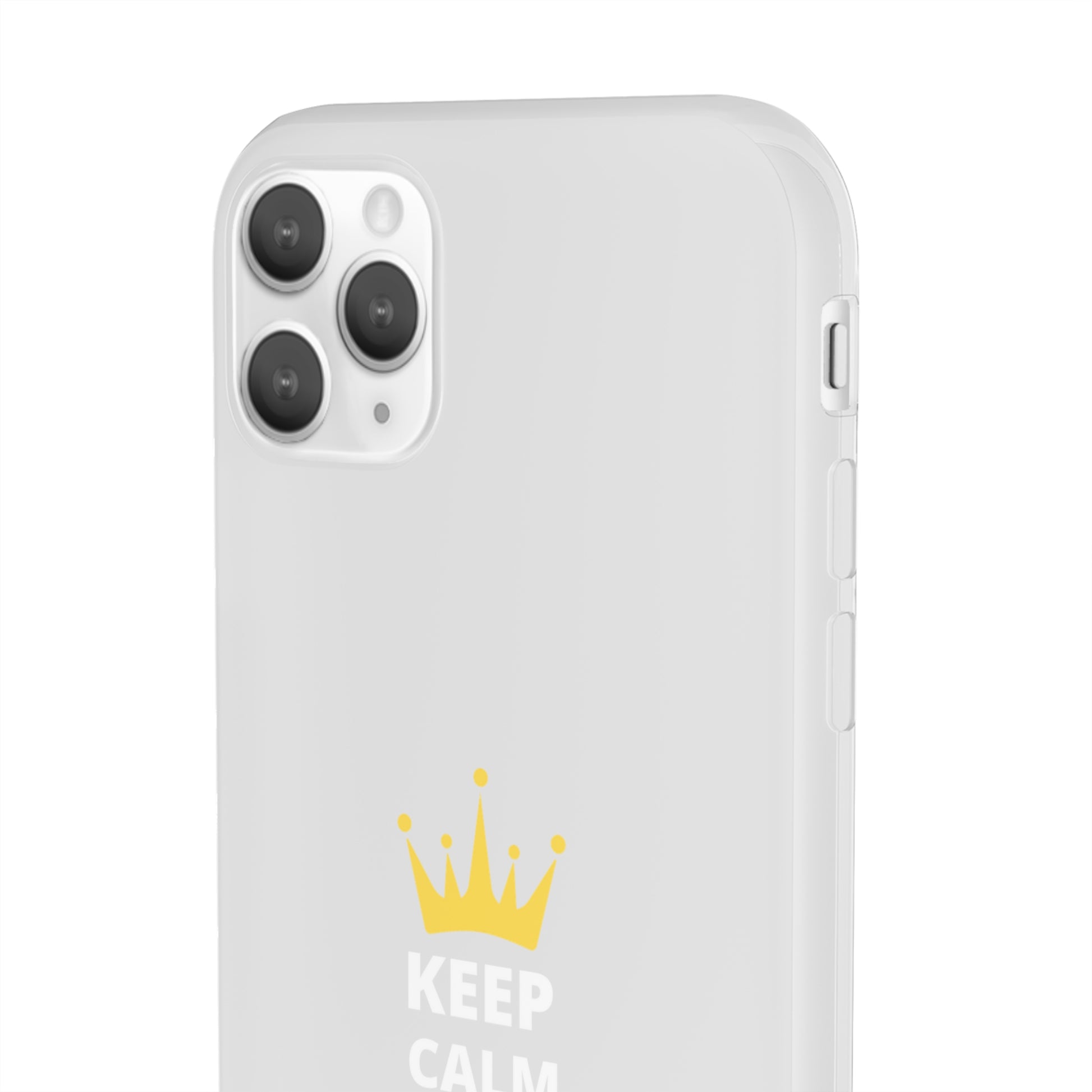 Keep Calm And Trust God Christian Flexi Phone Case Printify