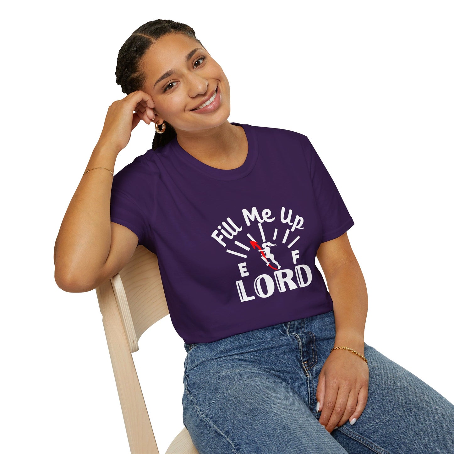 Fill Me Up Lord Funny Unisex Christian T-shirt